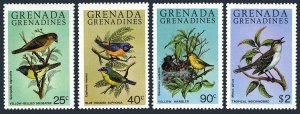 Grenada Gren 378-381, MNH. Mi 385-388. Birds 1980. Seedeater,Euphonia, Warbler,