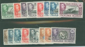 Falkland Islands #84-96  Single (Complete Set)