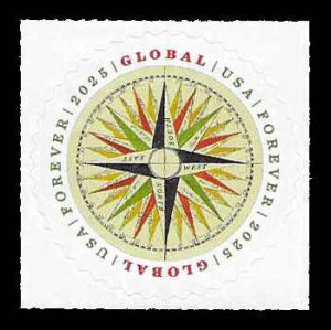 PCBstamps  US # 5956 {$1.65} Compass Rose, MNH, (7)