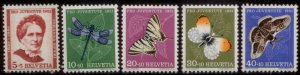 Switzerland 1951 SC# B207-11 MNH-OG E48