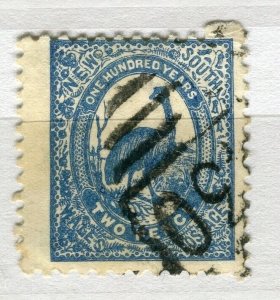 NEW SOUTH WALES; 1888-89 early classic QV issue fine used Shade of 2d. value