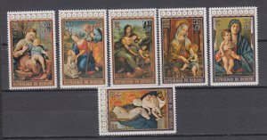 J45779 JL stamps 1976 burundi mnh set #b71-3,cb41-3 xmas