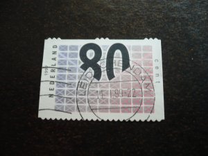 Stamps - Netherlands - Scott# 952 - Used Part Set of 1 Stamp