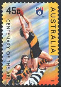 Australia SC#1514 45¢ Centenary of AFL: Richmond (1996) Used