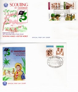 Nauru 1982  Sc 244-9 FDC (set of 2)