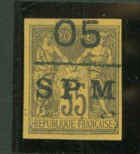 St. Pierre & Miquelon #4 Unused Single