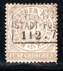 German States North German Confederation Scott # 18, used