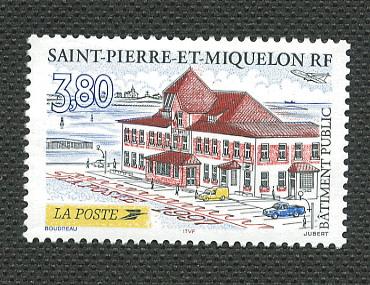 St Pierre & Miquelon - Scott's # 657 Post Office - M NH