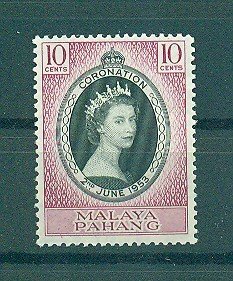 Malaya - Pahang sc# 71 mnh cat value $2.25