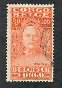 Belgian Congo #117 used single