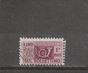 Italy  Scott#  Q74  Used Half  (1948)