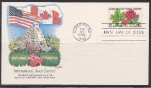 2014 Peace Garden Unaddressed Fleetwood FDC