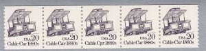 PNC5 20c Cable Car 2 Block Tag US 2263 MNH F-VF