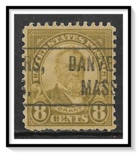 US Precancel #640 Danvers MA Used