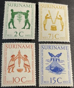 SURINAME # 265-268-MINT/NEVER HINGED--COMPLETE SET--1955