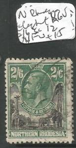 Northern Rhodesia KGV Elephant SG 2/6 Sg 12 VFU (1chp)