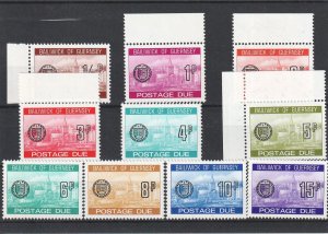 Guernsey 1977 - Postage Due - MNH Set - SG D18-D28