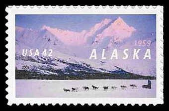 PCBstamps   US #4374 42c Alaska Statehood, MNH, (13)