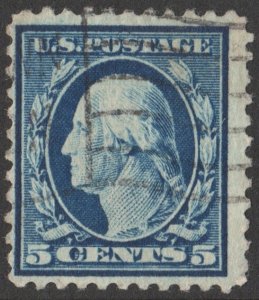 SC#504 5¢ Washington Single (1917) Used