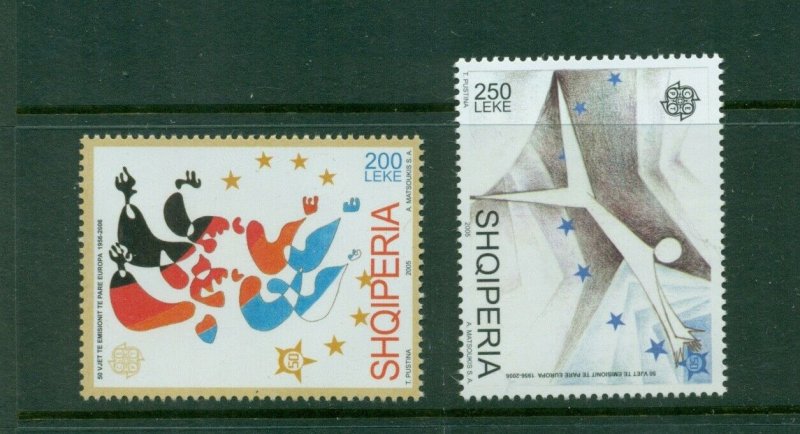 Albania #2761-62 (2005 Europa set) VFMNH CV $10.00