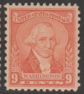 U.S. Scott #714 Washington Bicentennial 1732-1932 Stamp - Mint NH Single