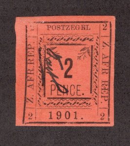 Transvaal #183 (SG#9a) - *Minor Fault* ~jm-0659