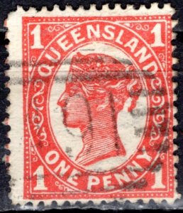 Australian States - Queensland 1907; Sc. # 131; Used Single Stamp