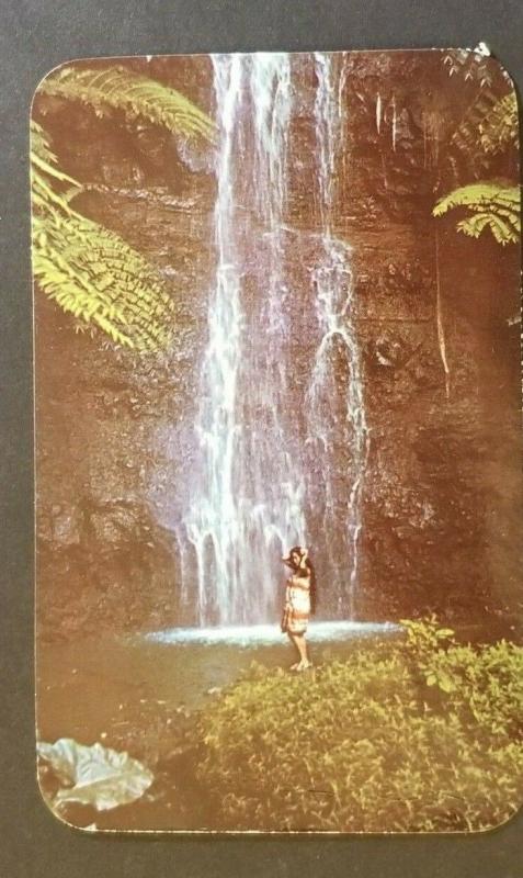 Tahiti French Polynesia Rancho Santa Fe California Plastichrome Postcard Cover