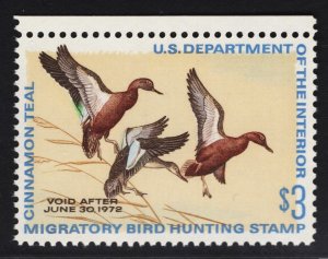 US #RW38 $3 Multicolored Duck Stamp MINT NH SCV $42.5