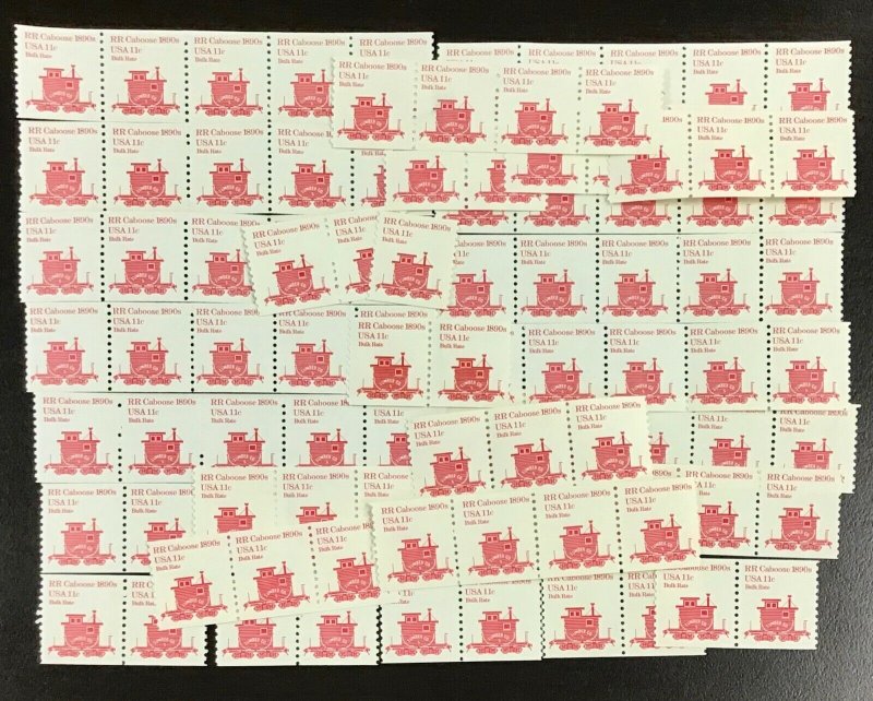 1905V. Railroad Caboose Transportation.100 mint coils. Untagged. 11 cent stamps.