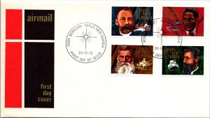 Papua New Guinea FDC 1972 - Airmail / Early Missionaries - Pt Moresby - F64450