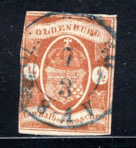 Oldenburg #12  Used,  F/VF,  CV $525.00   .....  4770013