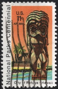 SC#C84 11¢ National Parks: City of Refuge, Hawaii Single (1972) Used