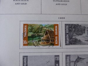 Kenya and KUT 1921-1969 Stamp Collection on Scott Specialty Album Pages