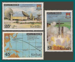 Kiribati 1980 Satellite Tracking, MLH #349-351,SG109-SG111