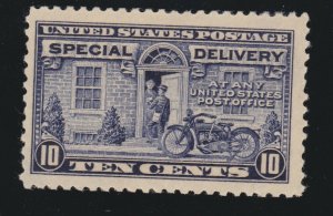 US E12 10c Special Delivery Mint VF OG LH SCV $45