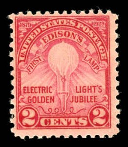 USA 655 Unused (MH) (ink stains on back, sold as MH)