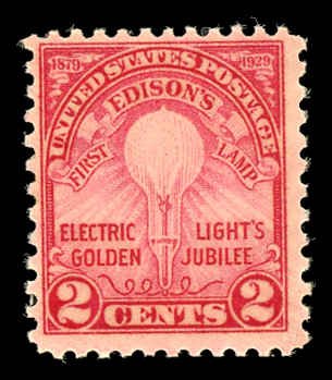 USA 655 Unused (MH) (ink stains on back, sold as MH)