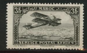 French Morocco Scott C11 MNH** 1922 Biplane airmail CV$3.40