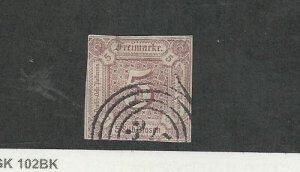 Thurn & Taxis, Germany, Postage Stamp, #13 Used, 1859