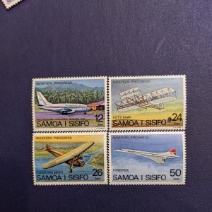 Samoa MNH 466-9 Aviation Progress