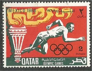 QATAR, 1968, MH 2d Olympic Scott 141