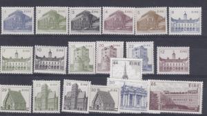 Ireland 1982/90 Architecture Set To £5 (£1 Missing) MNH J2640