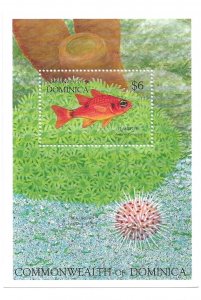 Dominica 1992 Fish Flamefish S/S Sc 1481 MNH C13