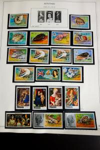 Aitutaki Mostly Mint Stamp Collection 1903-88