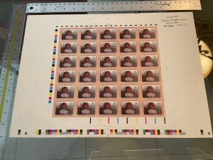 JDS1 JUNIOR DUCK STAMP FINAL PROOF SHEET OF 30 STAMPS SIGNED IN TOP MARGIN