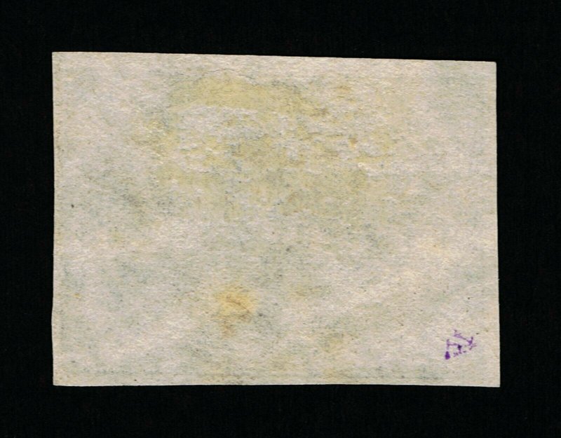 GENUINE SCOTT #10X1 1846 MINT NG 4 MARGINS PROVIDENCE PROVISIONAL PLATED POS. 5