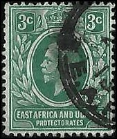 EAST AFRICA AND UGANDA   #41 USED (3)