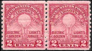 656 Mint,OG,NH... Pair... SCV $45.00... VF+