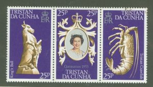 Tristan da Cunha #238a-c  Multiple